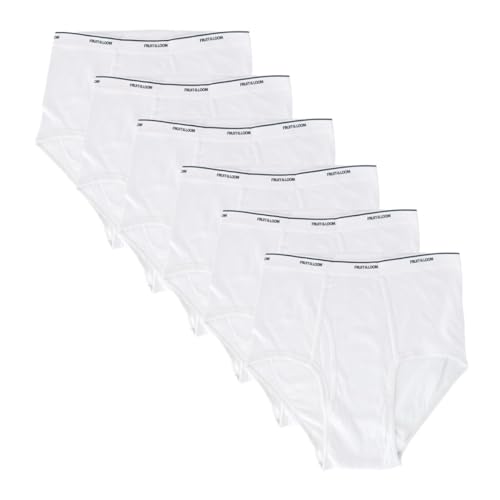 White Cotton Briefs 6 Pack D45361