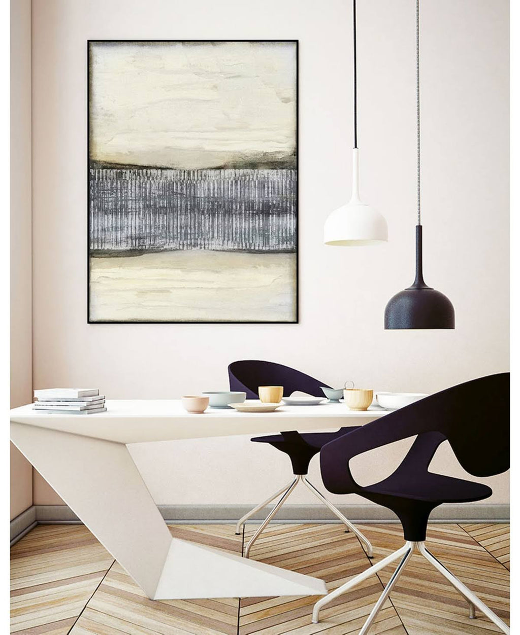 Framed Canvas Art Block O5761
