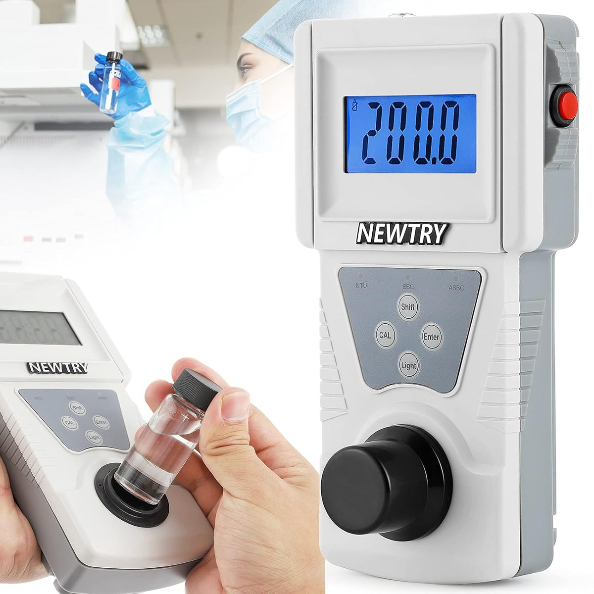 Portable Digital Water Turbidimeter 0~200 NTU Q816