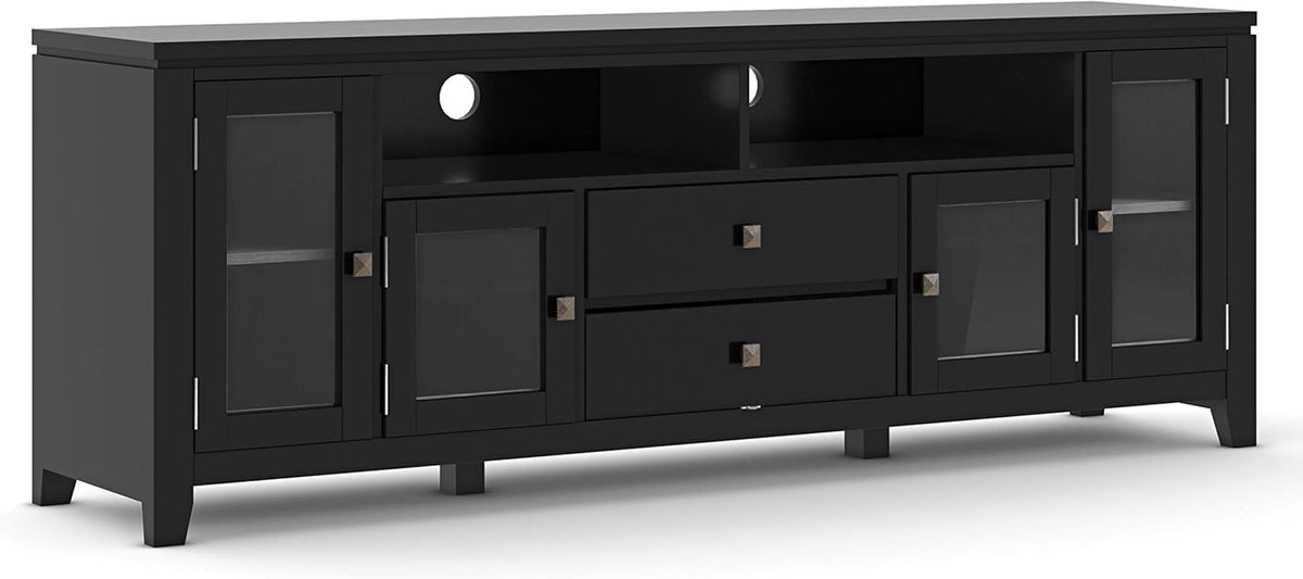72 inch Wide Solid Wood TV Media Stand W8195