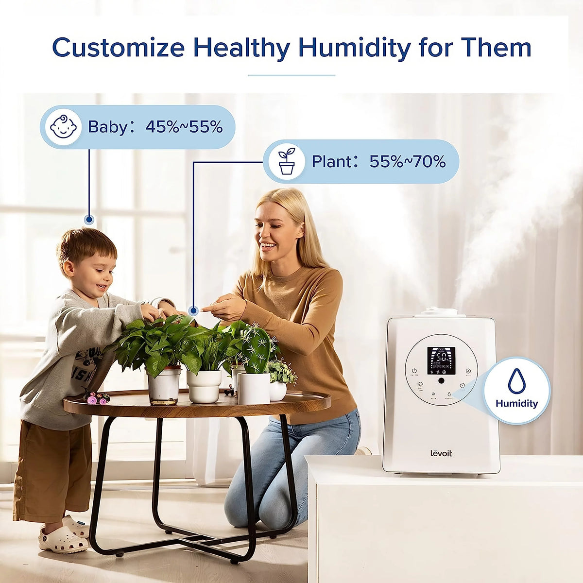 6L Warm and Cool Mist Humidifier N151984