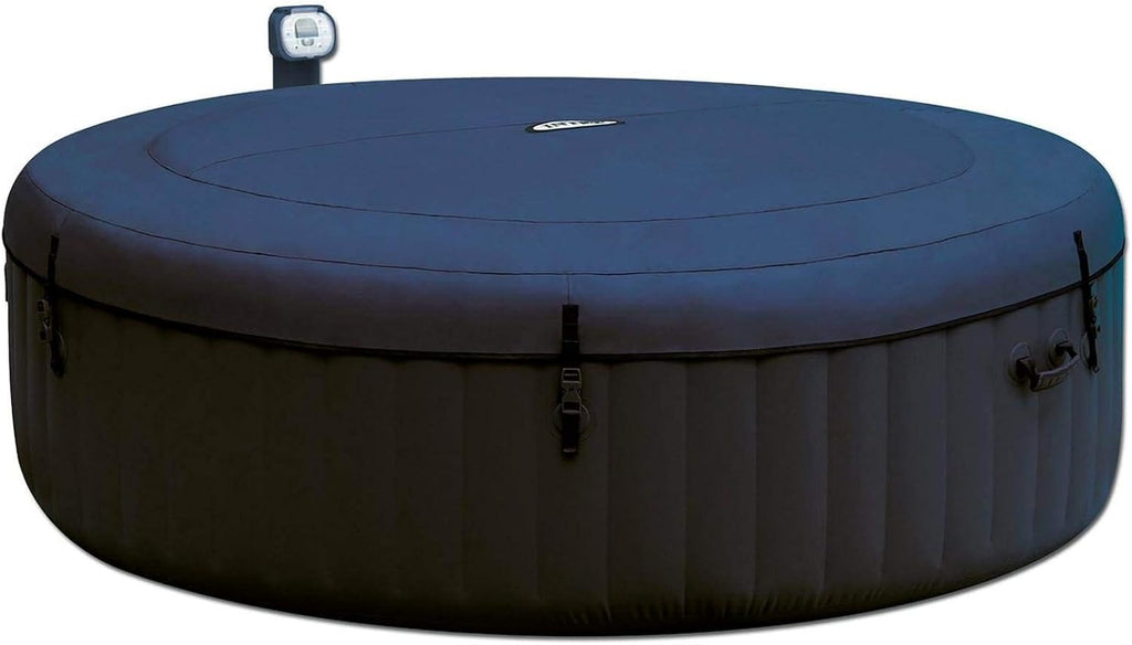 Blue 6 Person Inflatable Portable Heated Round Hot Tub Spa 85-inch x 28-inch F172