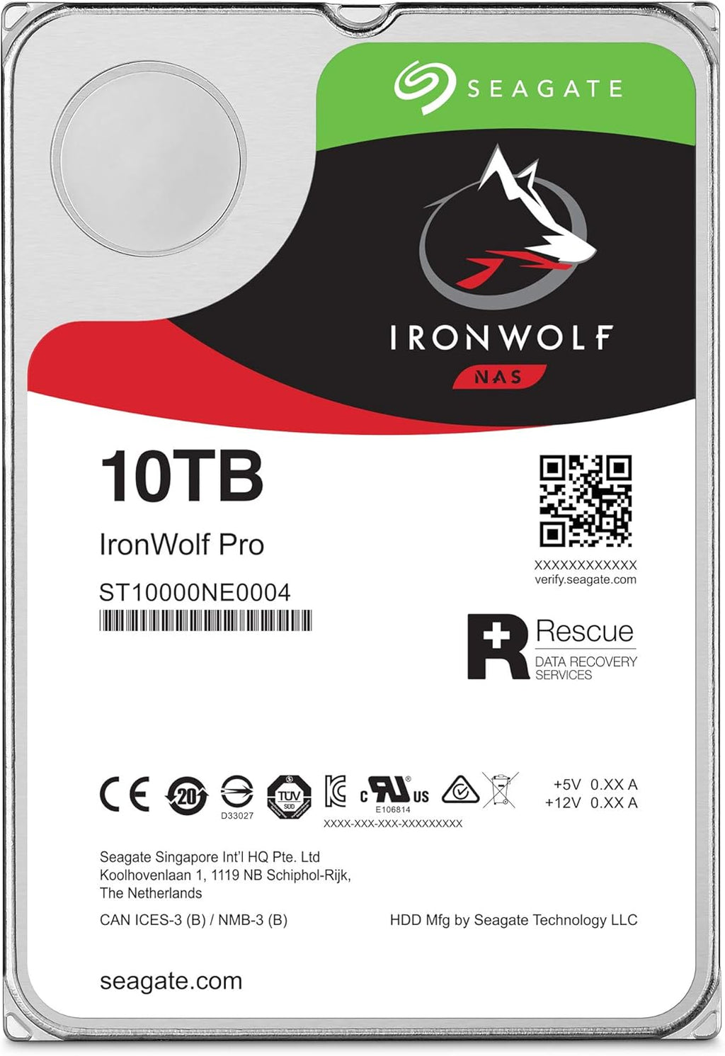 10TB 3.5 Inch SATA Internal Hard Drive J7462