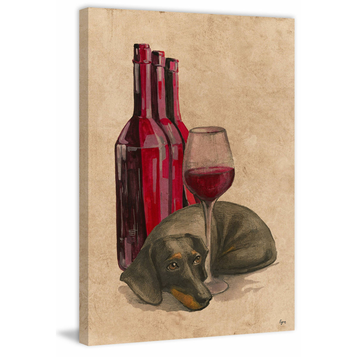 Painting Print on Wrapped Canvas X548933
