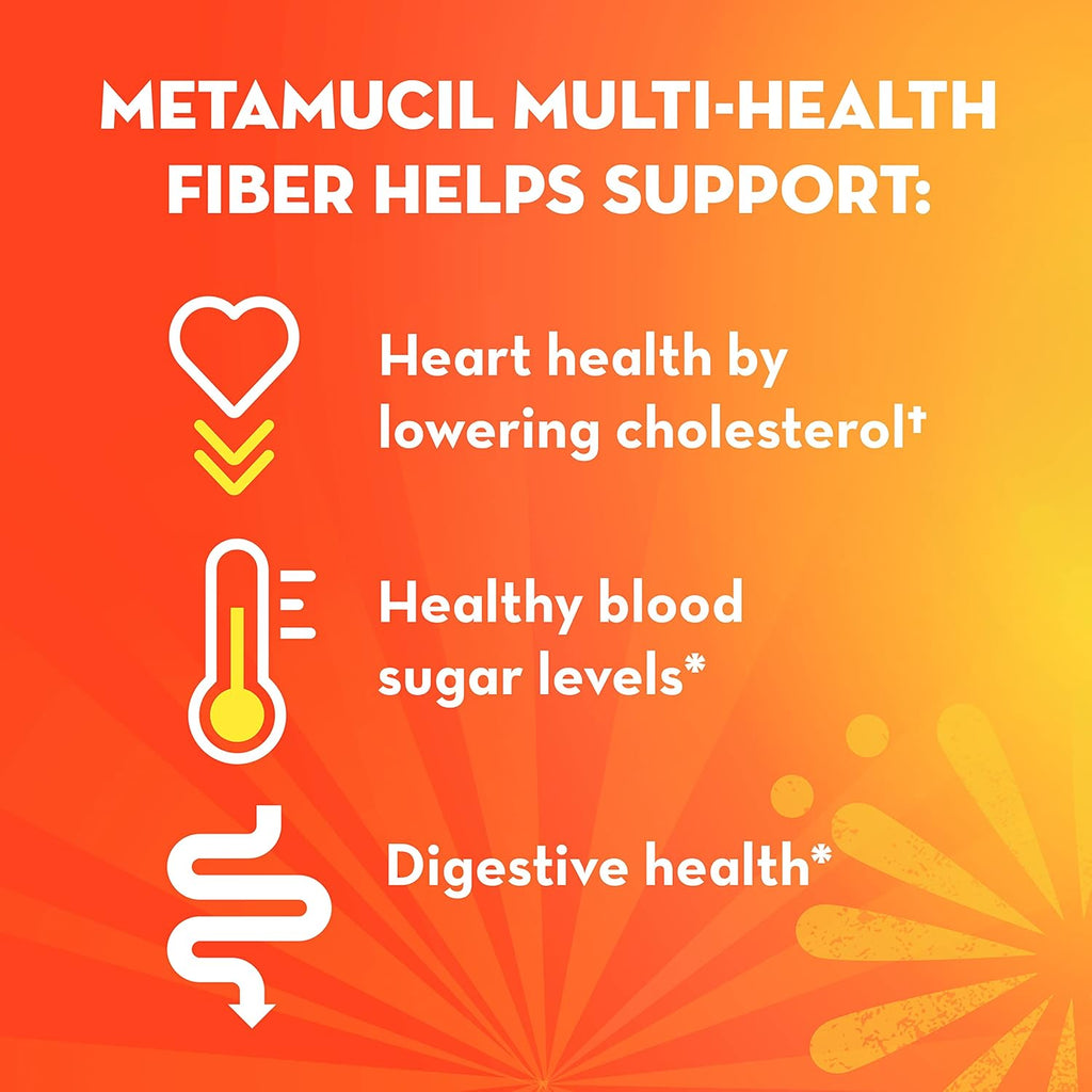 90 Doses Orange Flavored Psyllium Husk Fiber Powder O14097
