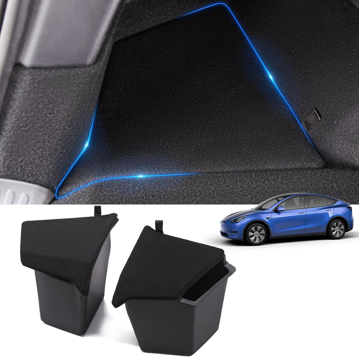 Rear Trunk Organizer Storage Box Side Storage Bins Pack of 2 L941583