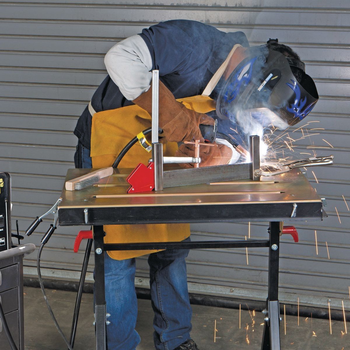 Adjustable Steel Welding Table W4597