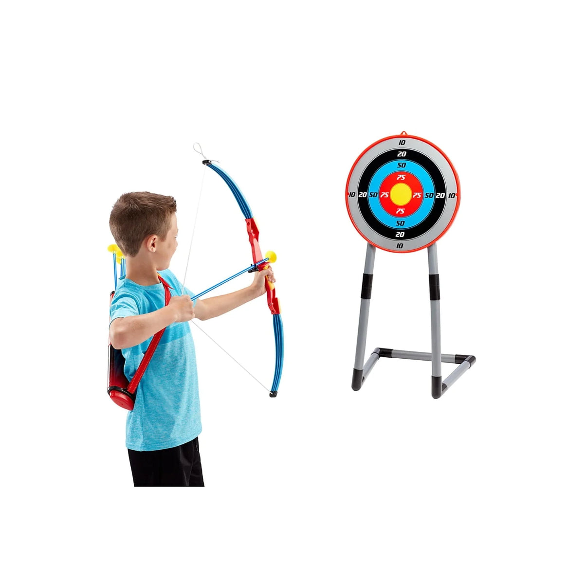 Bow & Arrow Archery Set with Target, Arrows, and Quiver L967
