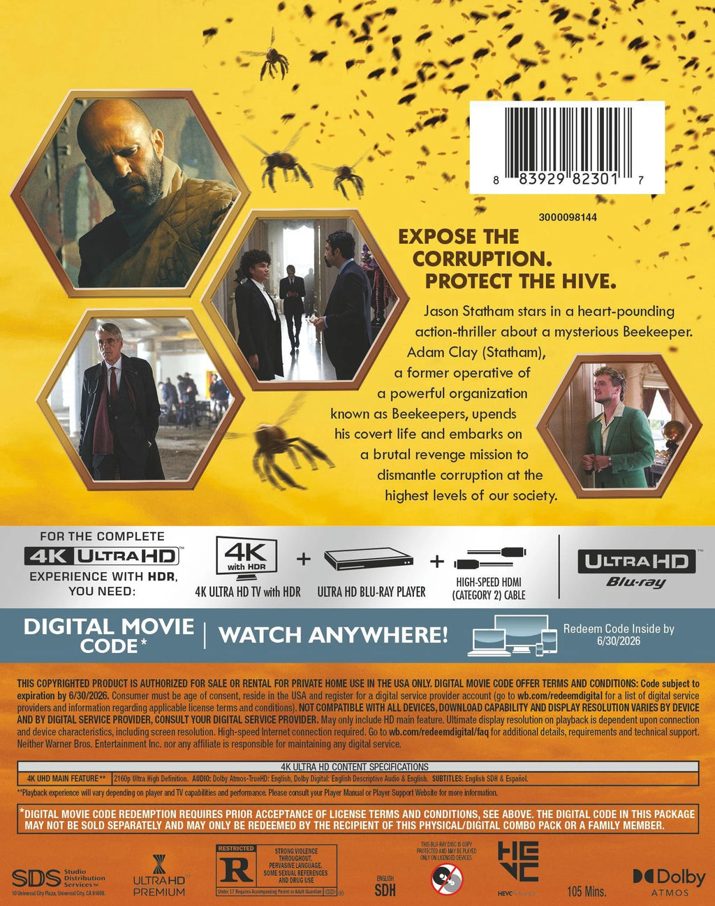 4K Ultra HD + Digital Copy W3789