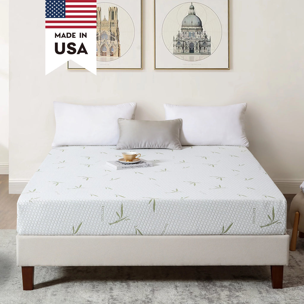 Green Tea Gel Memory Foam Mattress Twin Size N897634