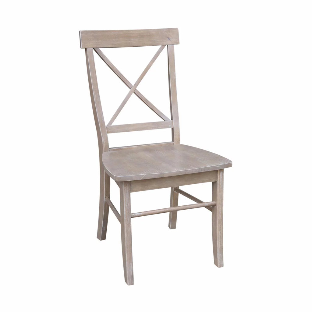 Set of Two Solid Wood Chairs O500238