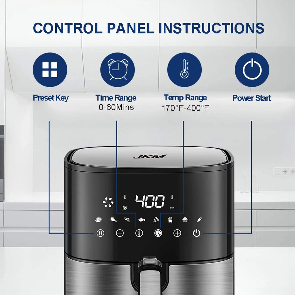 5.3 Quart Stainless Steel Air Fryer M2550