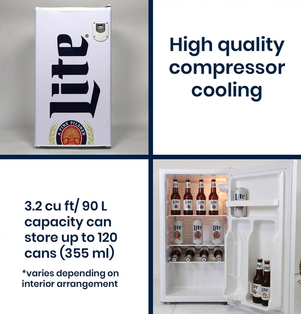 90 Litre Compact Fridge with Bottle Opener F93941