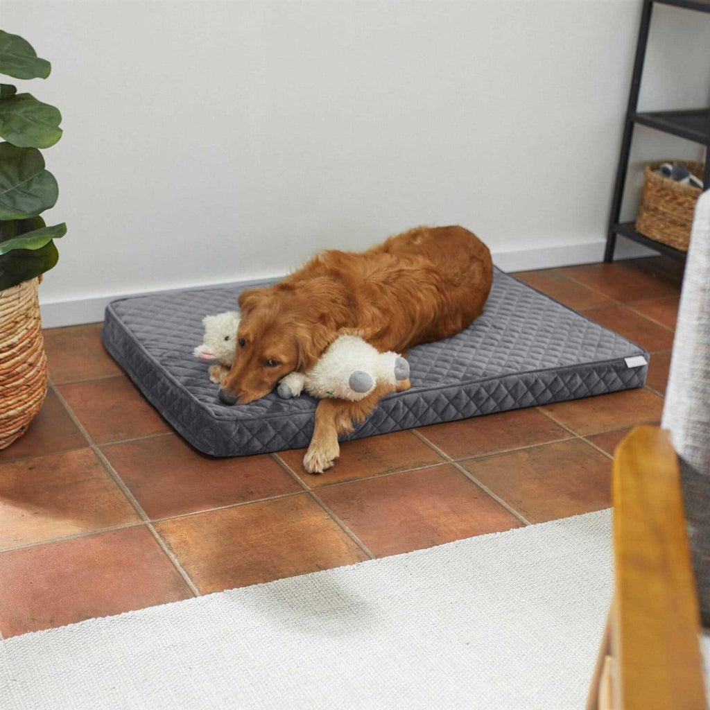 Quilted Orthopedic Cat Dog Bed with Removable Cover Q25929