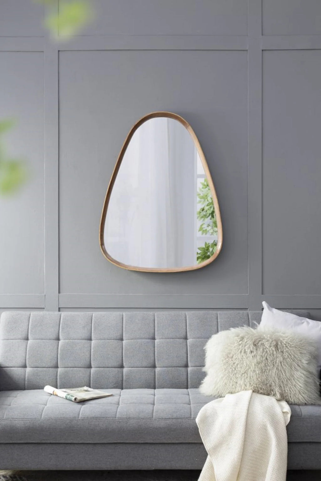 Wood Wall Mirror S474962