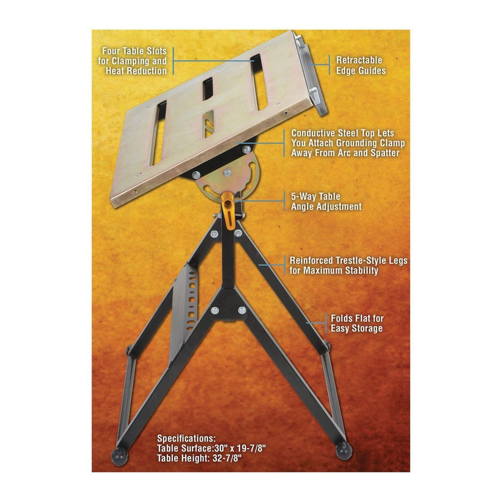 Adjustable Steel Welding Table W4597