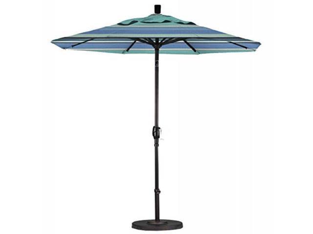 7.5 Foot Aluminum Market Umbrella Push Tilt Matte Black J692