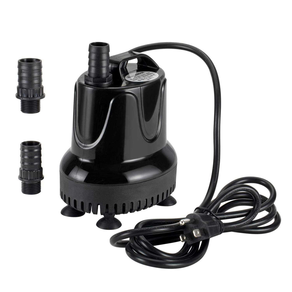 660 Gph Quick Water Change Submersible Aquarium Pump with 2 Adaptors F489