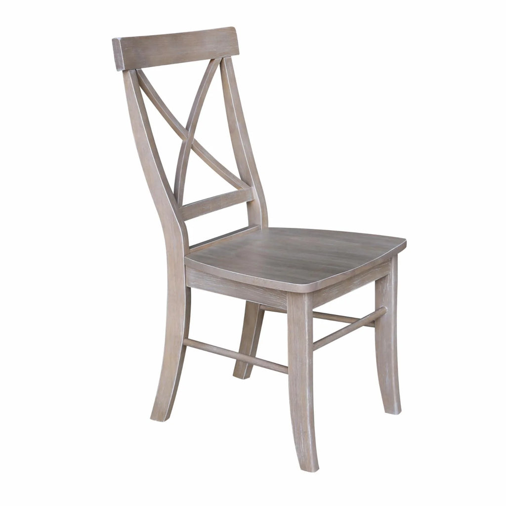 Set of Two Solid Wood Chairs O500238