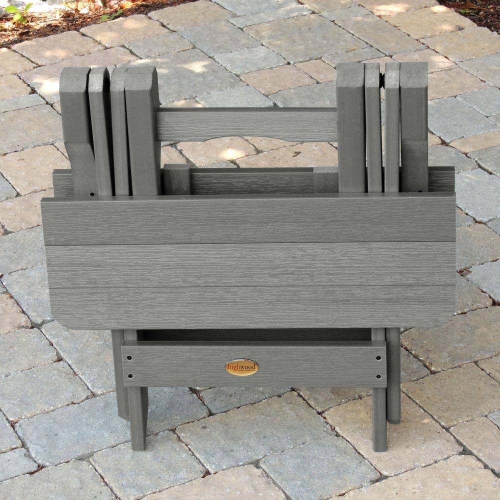 Coastal Teak 2 Classic Chairs with Folding Side Table 3-Piece Set P84096