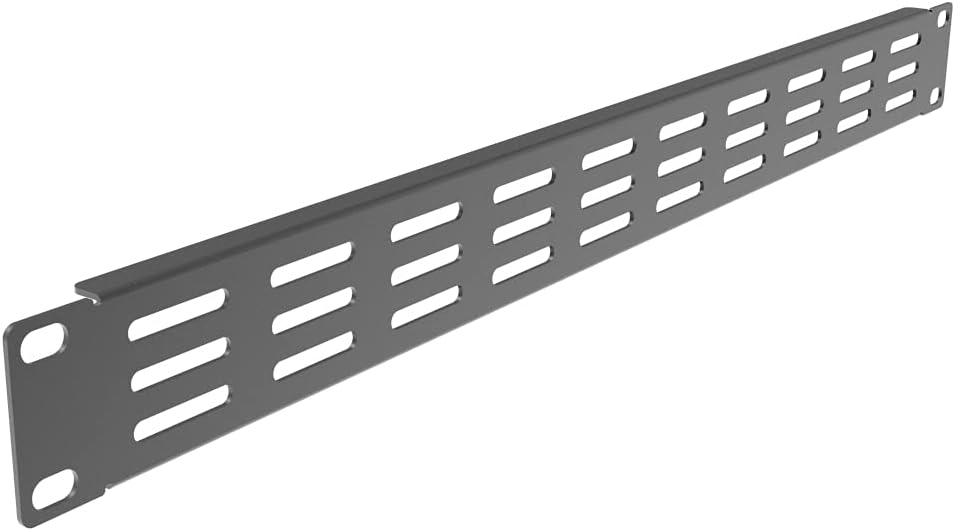 5 Pack 1U Brush Cable Manager Horizontal Rack Mount Cable Management Strip Panel T111464