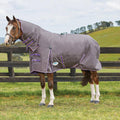 Navy/Silver/Red Combo Neck Medium Blanket O55486