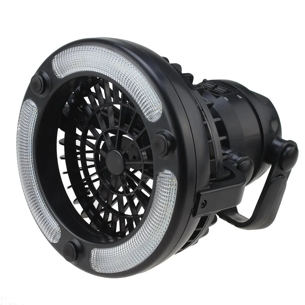 2-in-1 18 LED Camping Light Flashlight and Ceiling Fan H882507