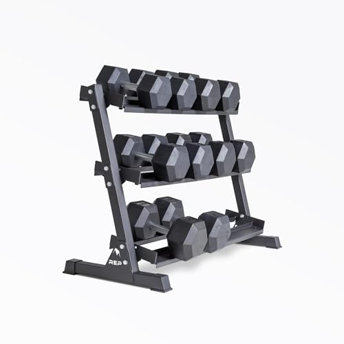 55lb-75 lb Rubber Hex Dumbbell Set T894