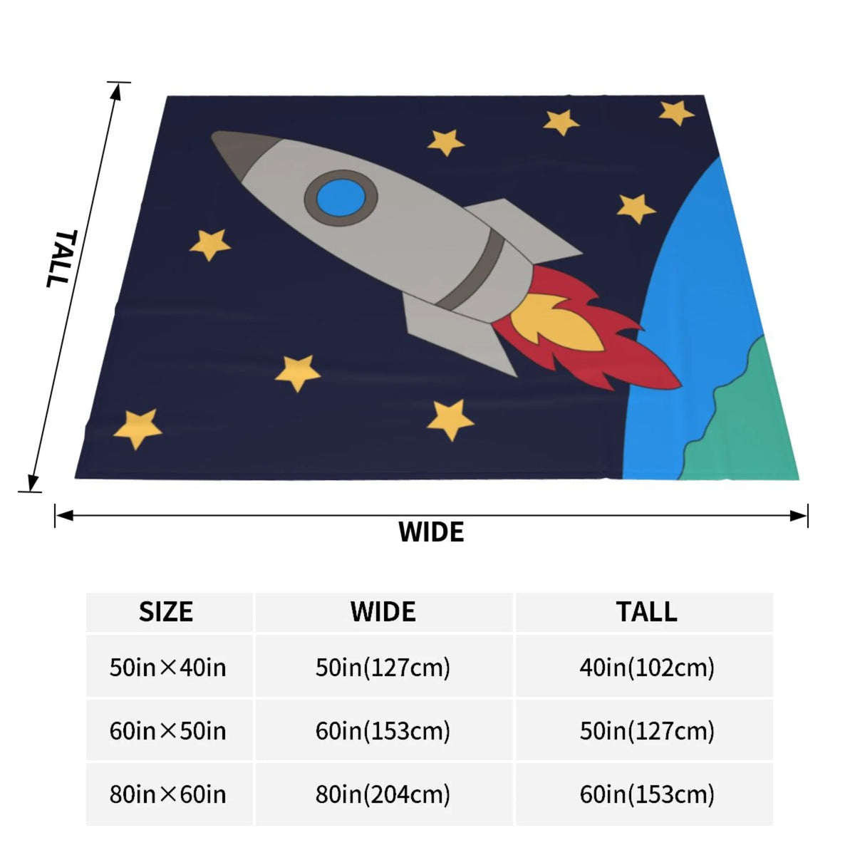 50" x 40" Plush Throw Blanket W583384