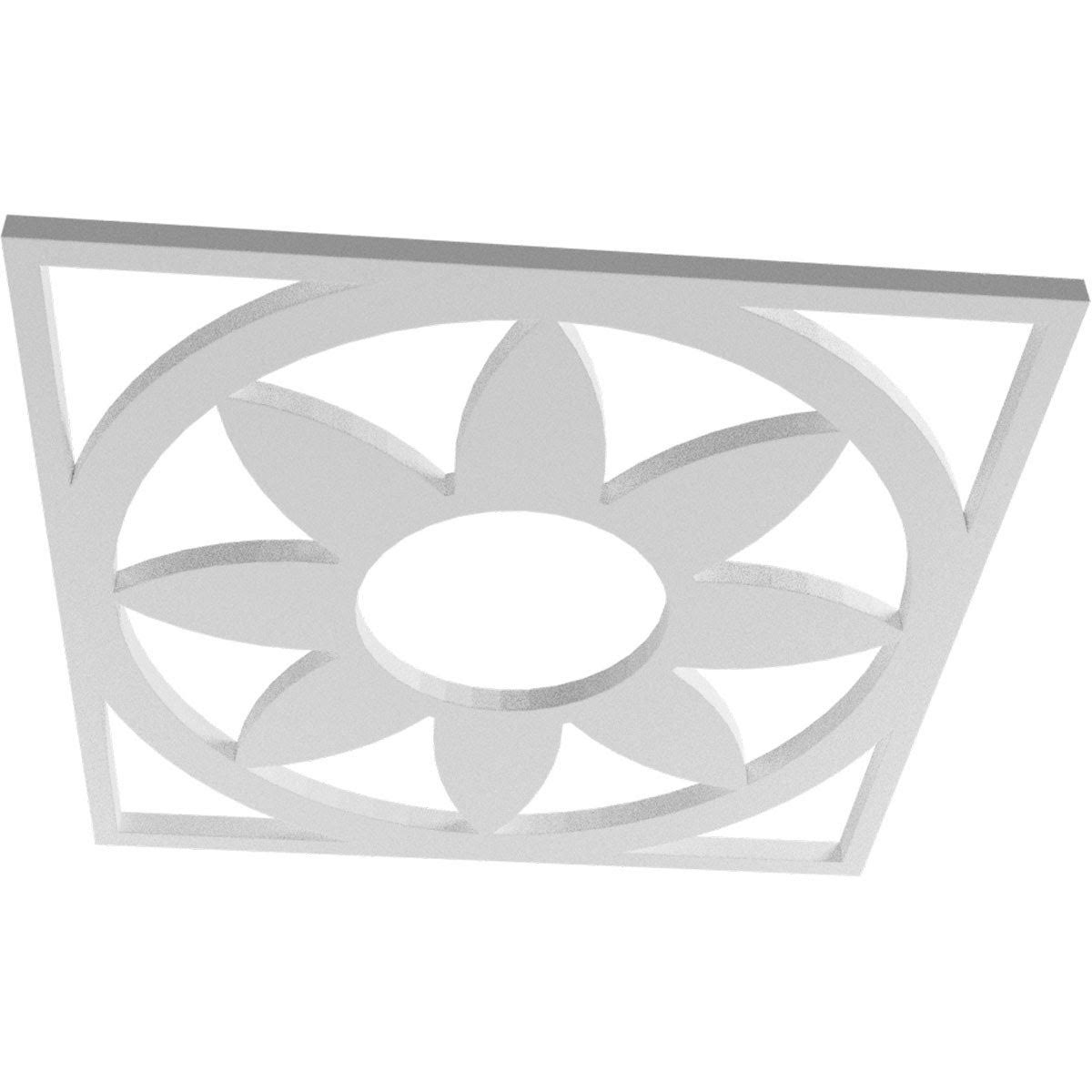 Gold PVC Pierced Ceiling Medallion A486064