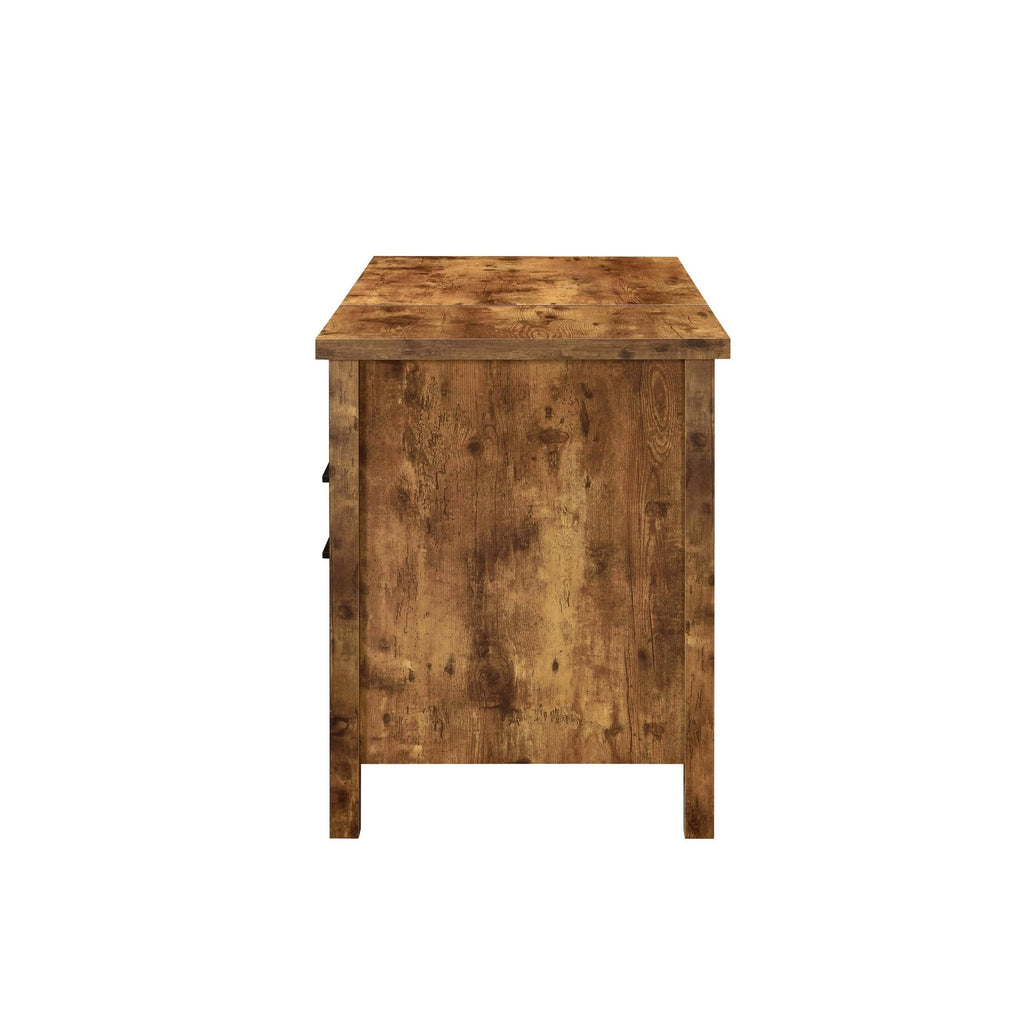 Antique Nutmeg Lift Top Office Desk I48395