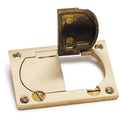 Dual Hinged Cover for Duplex, Brass I772609