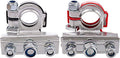 Top Post Battery Terminal Connectors with 3 Way, Copper Plate, Pack of 2 R33098