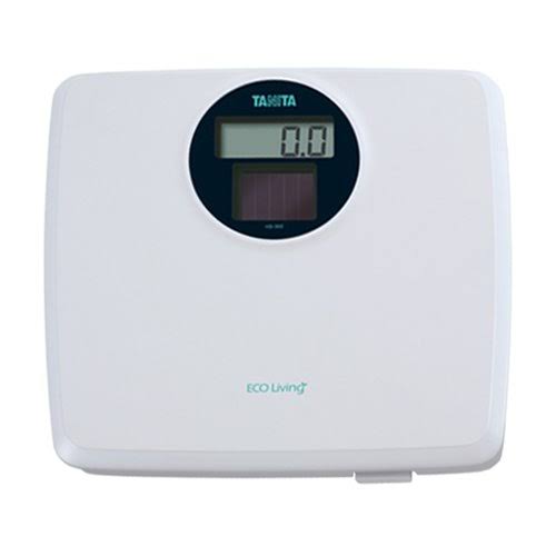 White Solar Powered Digital Bathroom Scale N17804