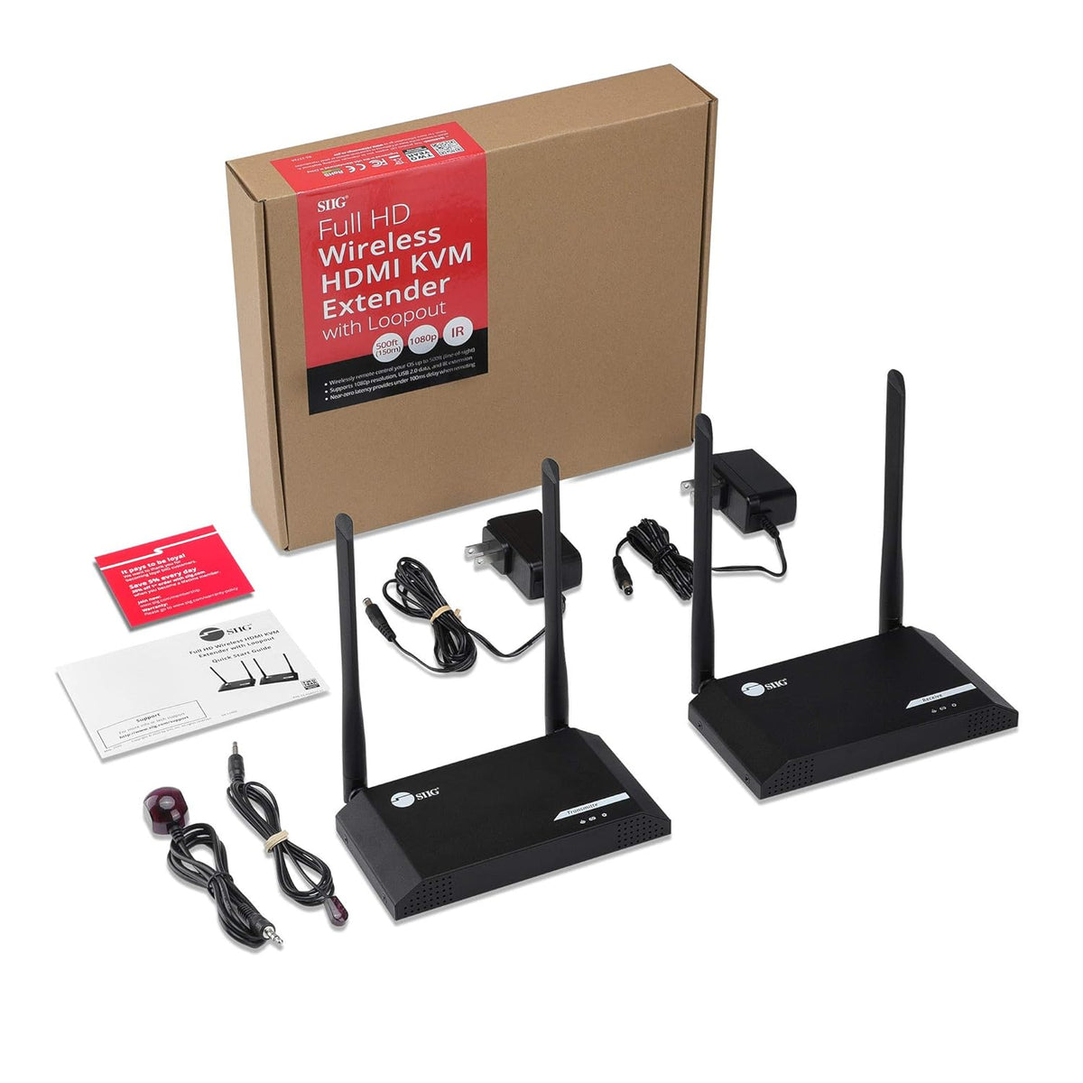 500ft 1080p Wireless HDMI Extender with IR V103