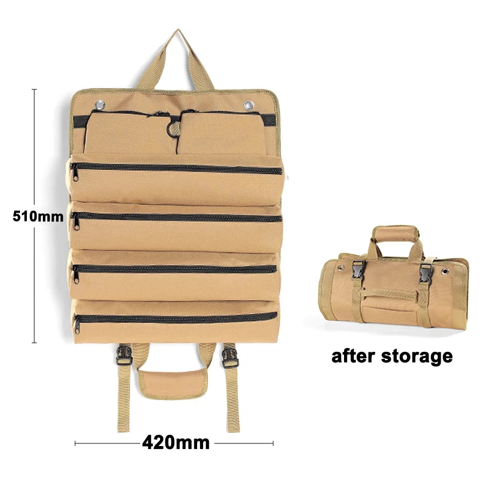 Portable Tent Install Tools Organizer Roll M61856