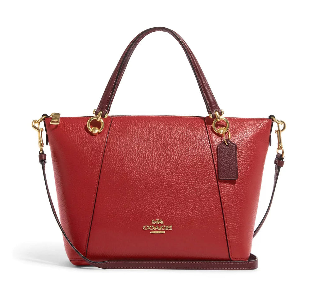 Red Satchel Crossbody M2259