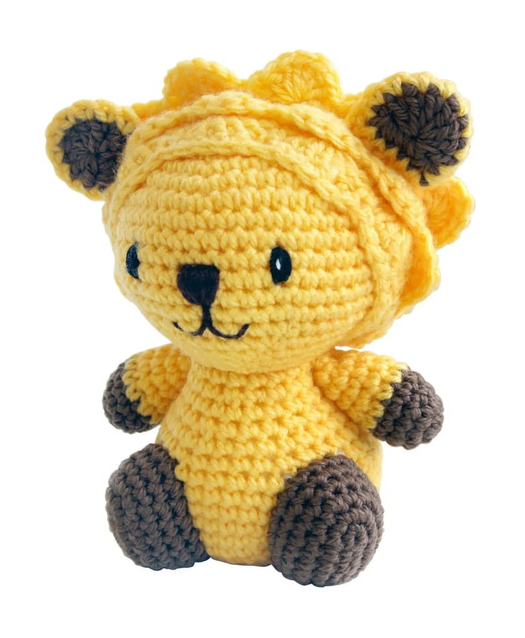 Yellow Sitting Lion Plush Toy C846153
