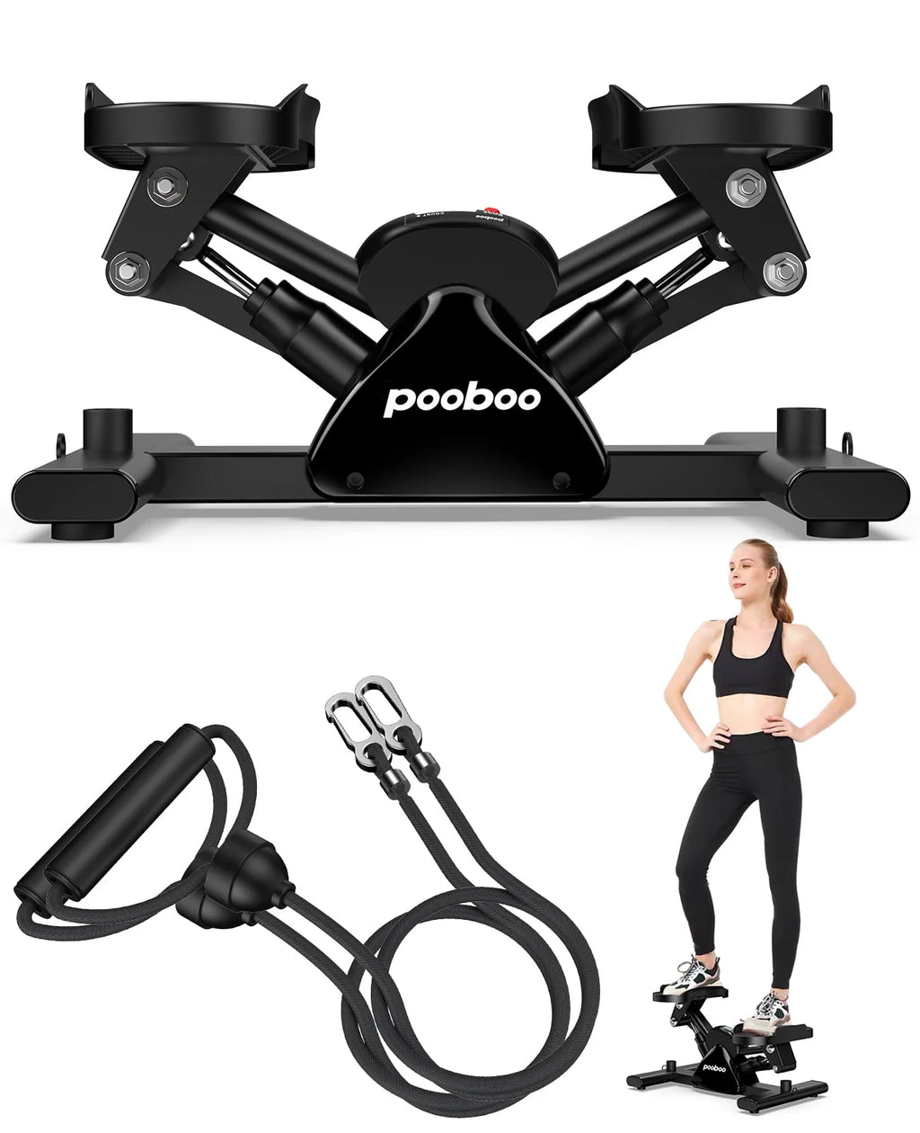 Mini Stepper Machine with Resistance Bands R977787