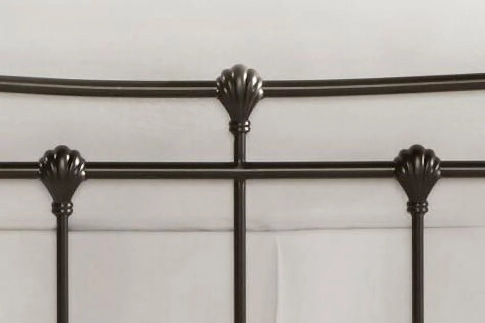 Antique Brown Metal King Bed E7917