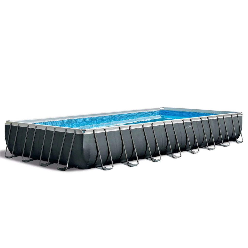 24' x 12' x 52 Rectangular Frame Swimming Pool with Pump T302