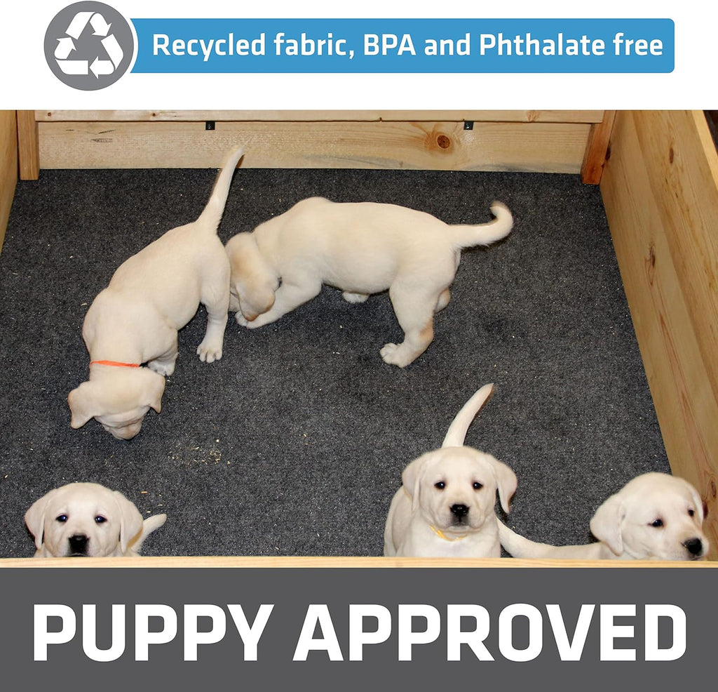 Whelping Box Liner Mat, Washable Reusable Dog Puppy Pee Pad, Absorbent Waterproof Durable, 48 x 100 R3343