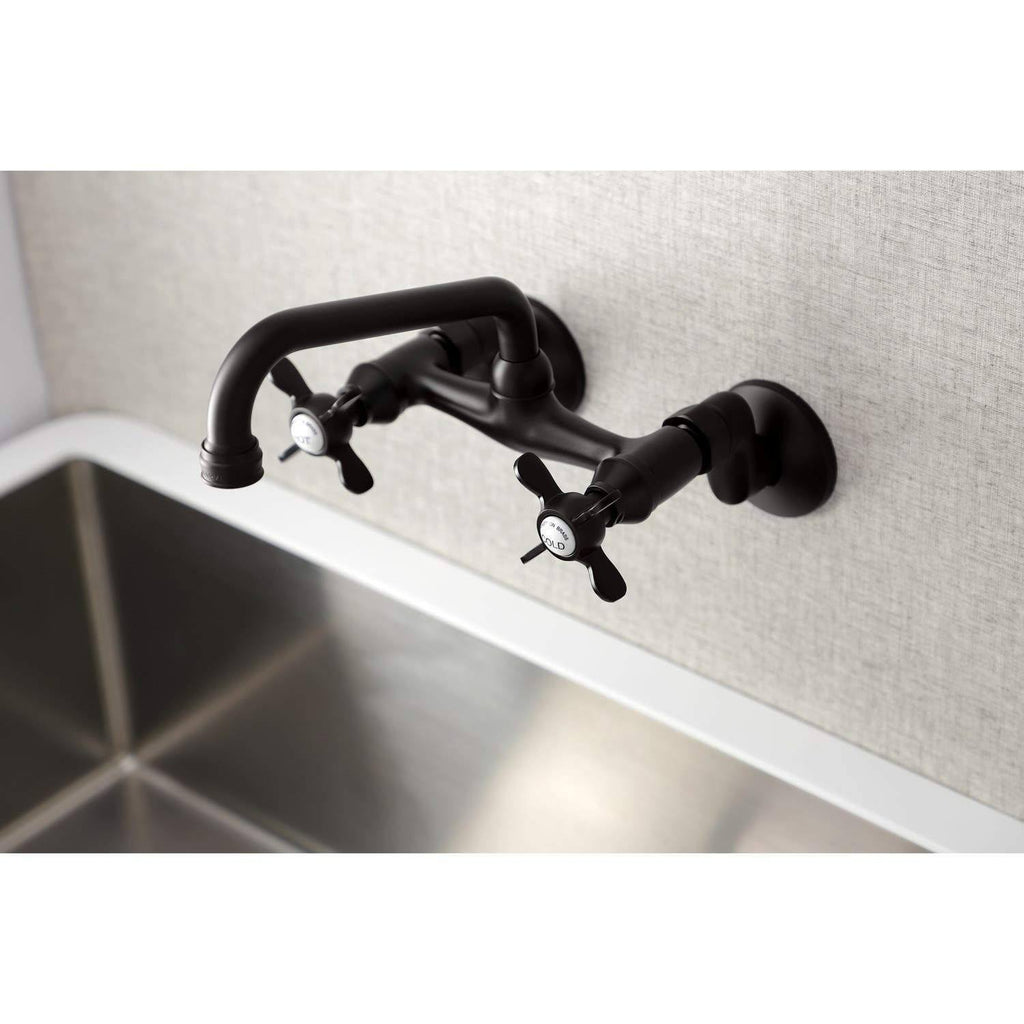 Brushed Nickel Wall Mount Kitchen Faucet U957874