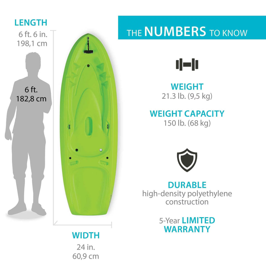 Lime Green Youth Kayak D2183