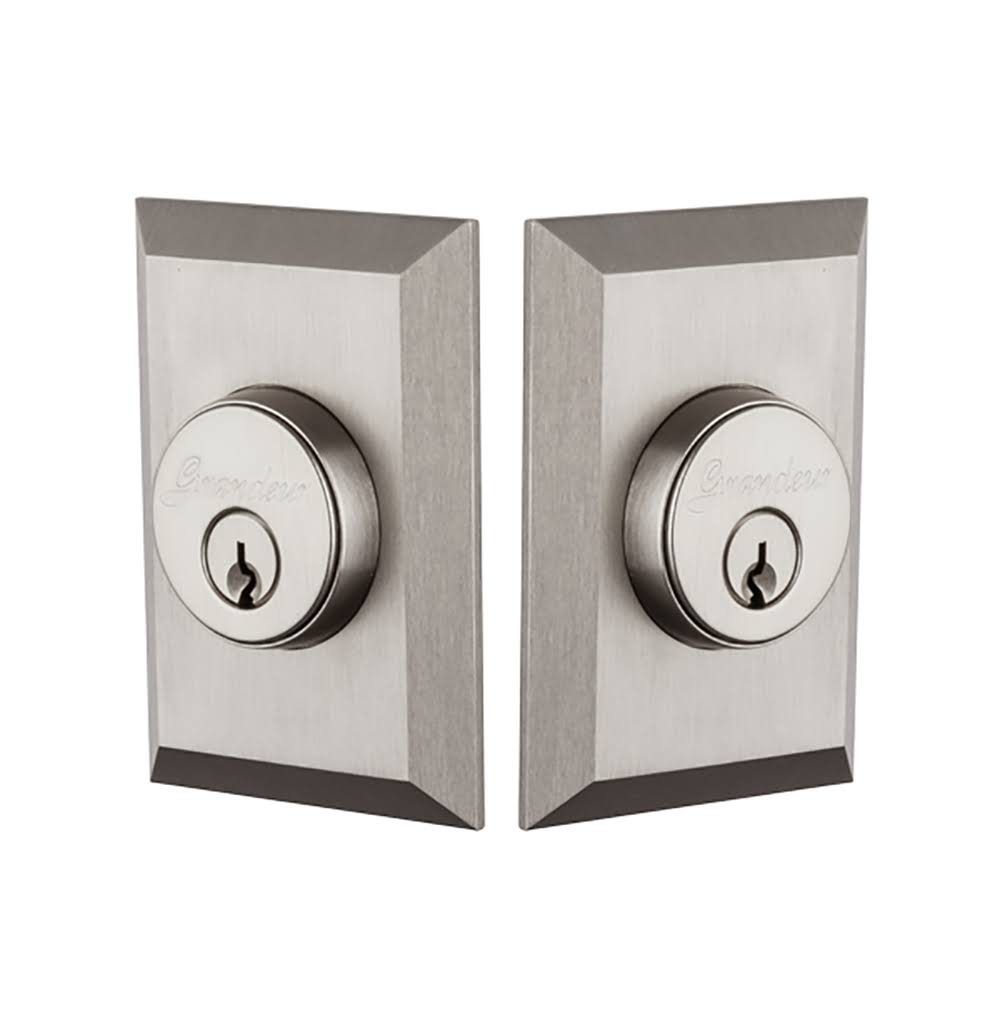 Double Cylinder Deadbolt in Satin Nickel Q450766
