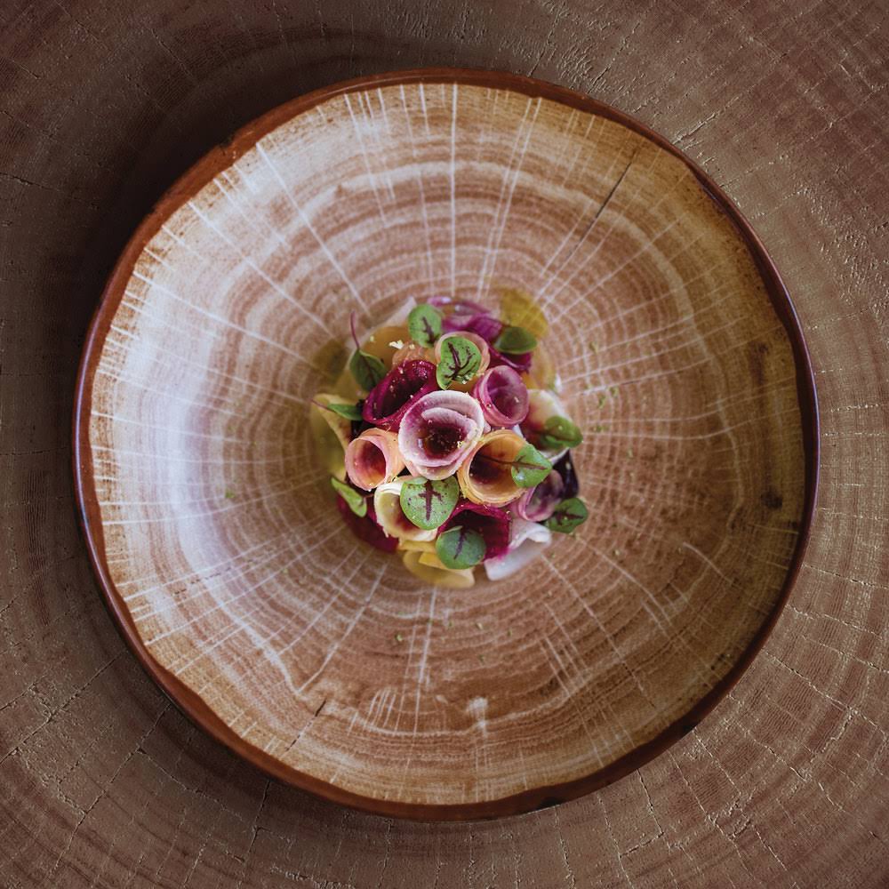 Timber Brown Porcelain Deep Coupe Plate - 12/Case L815915