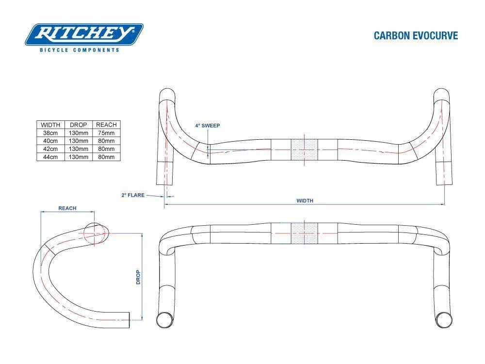 Carbon Evo Curve Handlebar 44 cm S841762
