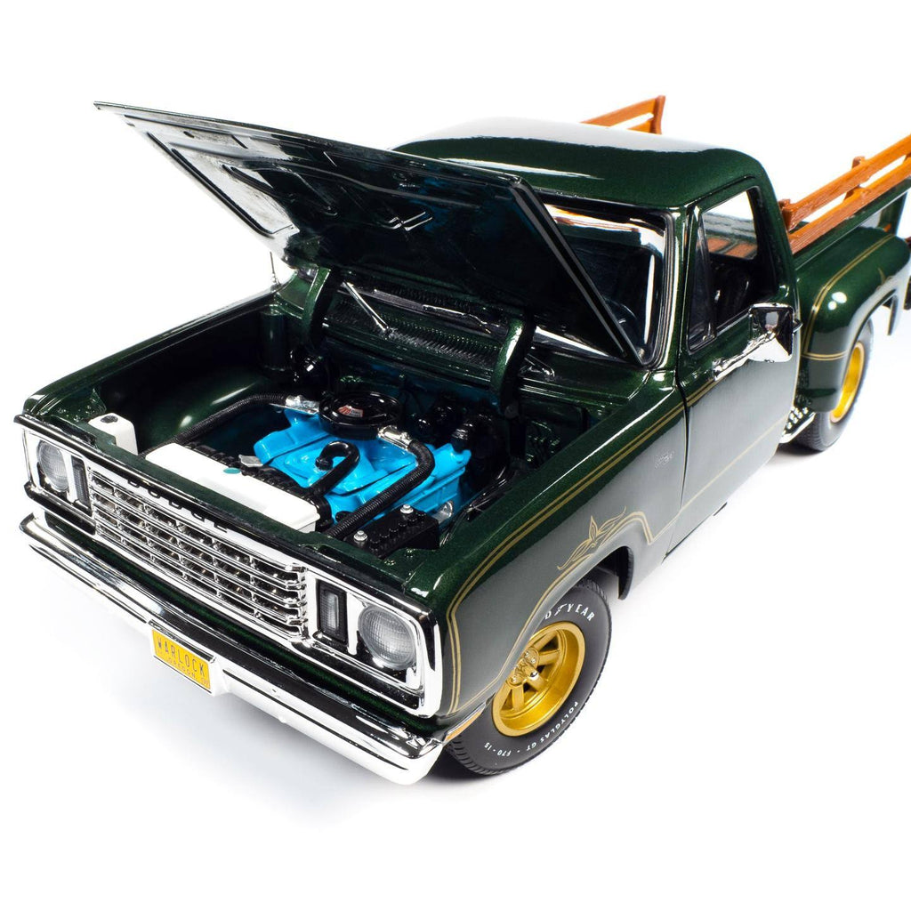 Medium Green Stepside Pickup Truck S3551