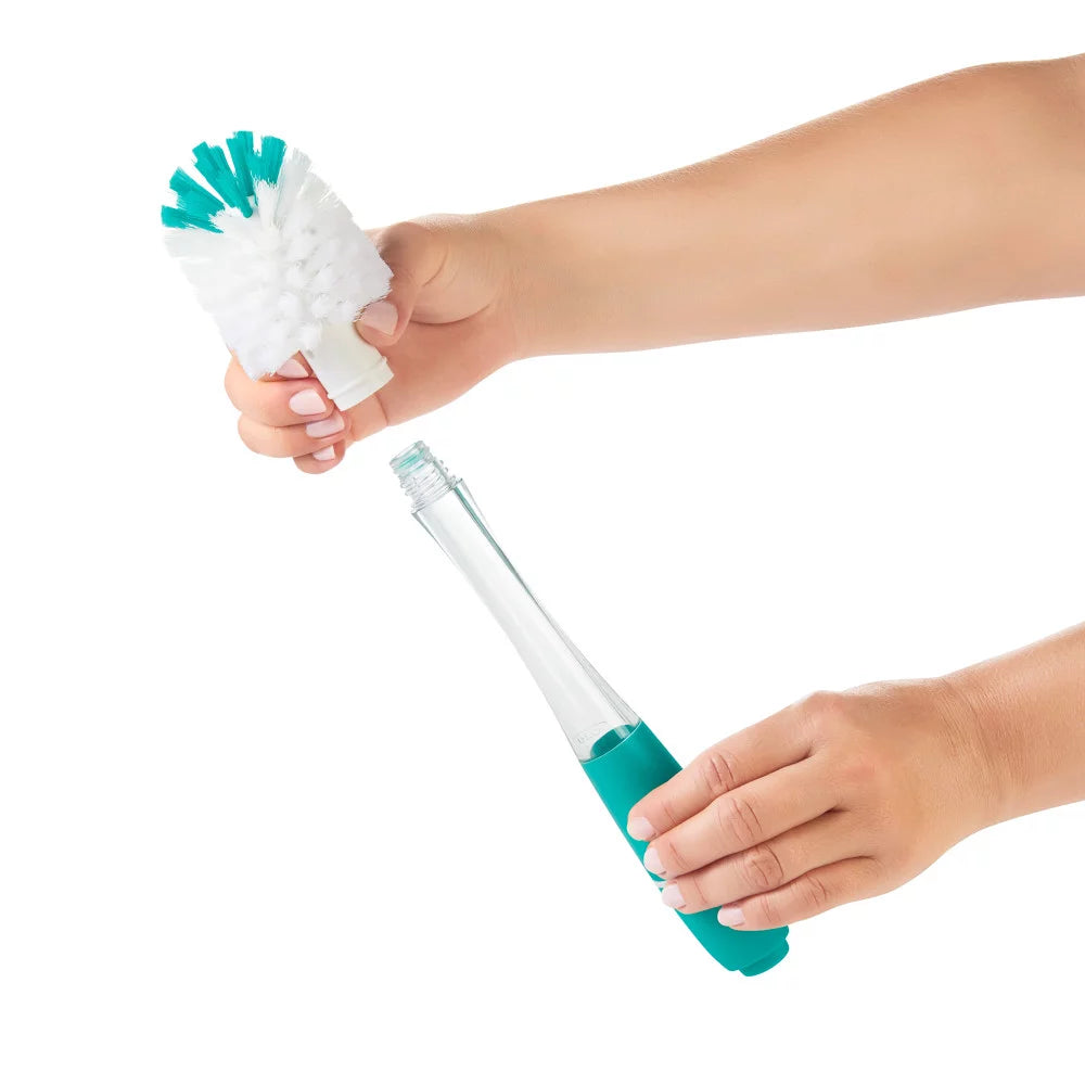 Soap Dispensing Bottle Brush with Stand V8047