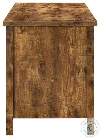 Antique Nutmeg Lift Top Office Desk I48395